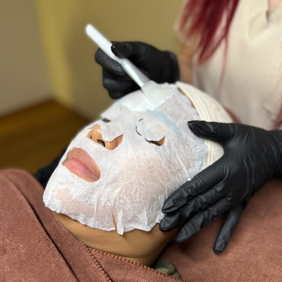 Soothing mask application